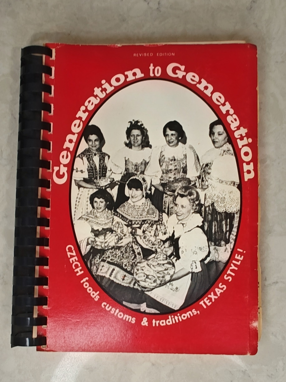Vintage COOKBOOK, Generation to Generation, Czech Food Texas Style